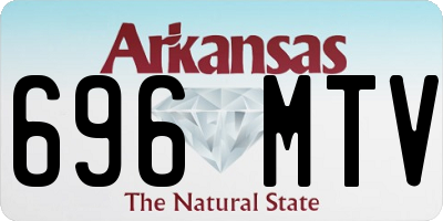 AR license plate 696MTV