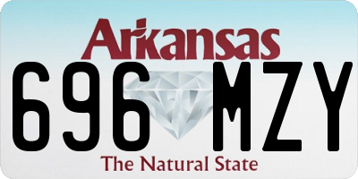 AR license plate 696MZY
