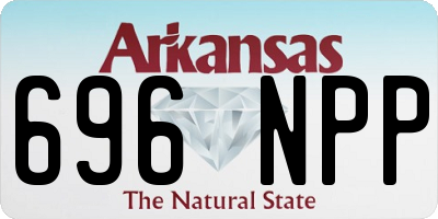AR license plate 696NPP
