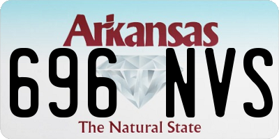 AR license plate 696NVS