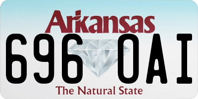 AR license plate 696OAI