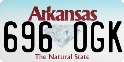 AR license plate 696OGK