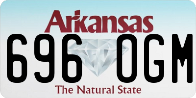 AR license plate 696OGM
