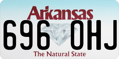 AR license plate 696OHJ