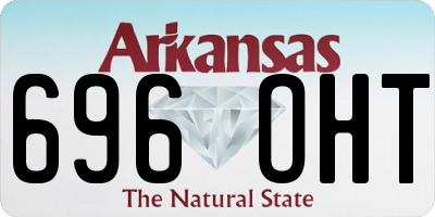 AR license plate 696OHT