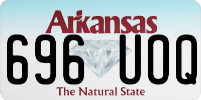 AR license plate 696UOQ