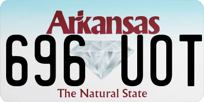 AR license plate 696UOT