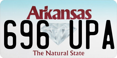 AR license plate 696UPA