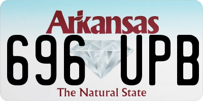 AR license plate 696UPB