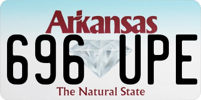 AR license plate 696UPE