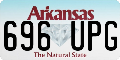 AR license plate 696UPG