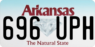 AR license plate 696UPH