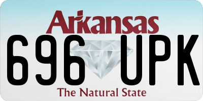 AR license plate 696UPK