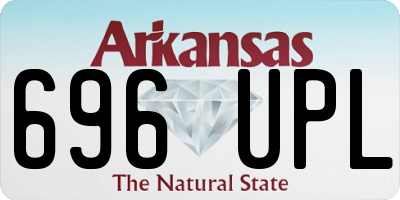 AR license plate 696UPL