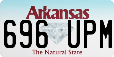 AR license plate 696UPM
