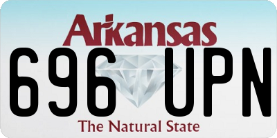 AR license plate 696UPN