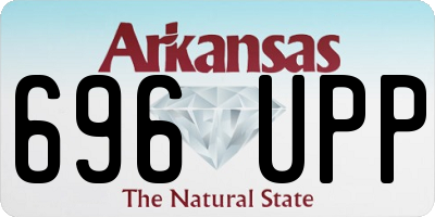 AR license plate 696UPP