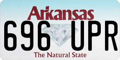 AR license plate 696UPR