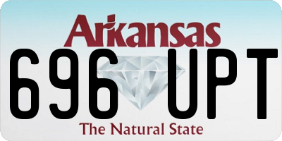AR license plate 696UPT