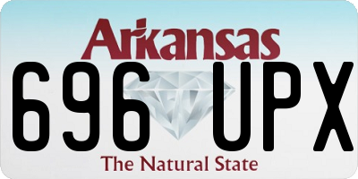AR license plate 696UPX