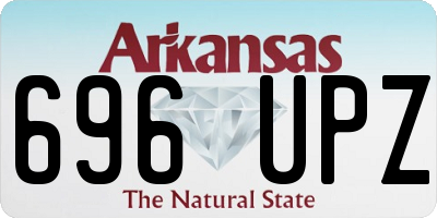 AR license plate 696UPZ