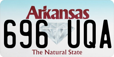 AR license plate 696UQA