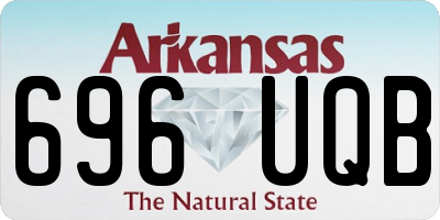 AR license plate 696UQB