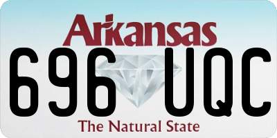 AR license plate 696UQC