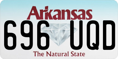 AR license plate 696UQD