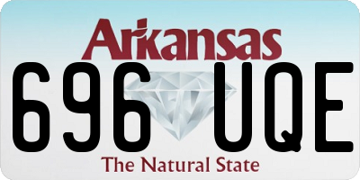 AR license plate 696UQE