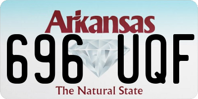 AR license plate 696UQF