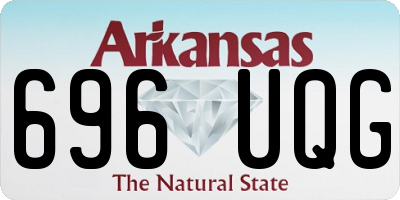 AR license plate 696UQG