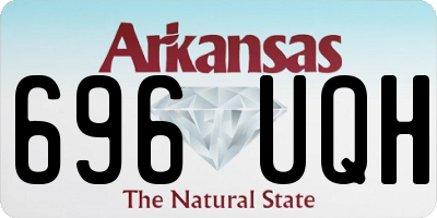 AR license plate 696UQH