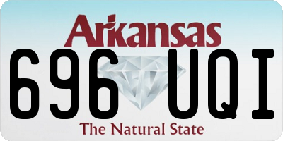 AR license plate 696UQI