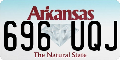 AR license plate 696UQJ