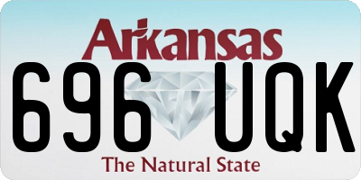 AR license plate 696UQK