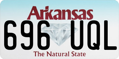 AR license plate 696UQL