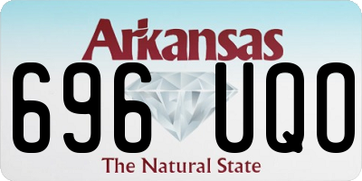 AR license plate 696UQO