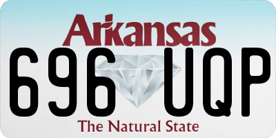 AR license plate 696UQP