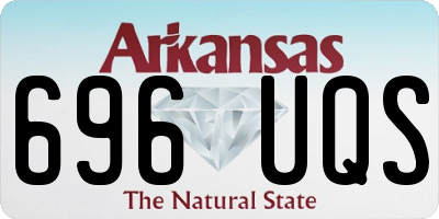 AR license plate 696UQS