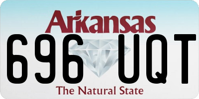 AR license plate 696UQT