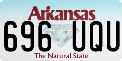 AR license plate 696UQU