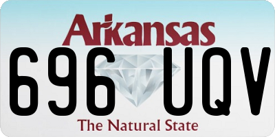 AR license plate 696UQV