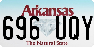 AR license plate 696UQY