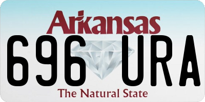 AR license plate 696URA