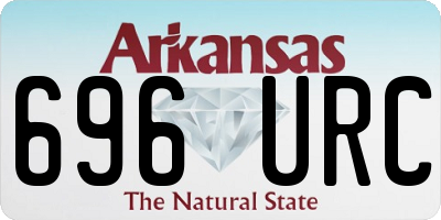 AR license plate 696URC