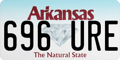 AR license plate 696URE