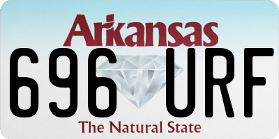 AR license plate 696URF