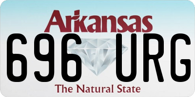 AR license plate 696URG