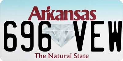 AR license plate 696VEW